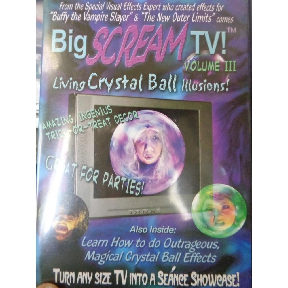 Big Scream TV Volume III 3 Living Crystal Ball Illusions DVD